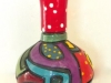 Sm Red Top Vase
